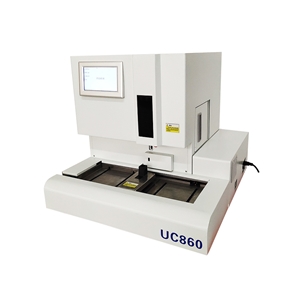 优科UC860尿液分析仪尿机干化学尿液分析仪尿常规分析仪干式尿液分析仪（测定原理：光电反射比色法。测定速度：可达180标本/小时。可贮存2000以上个数据。）