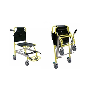 捷康YJK-D-5铝合金楼梯担架，上楼担架，轮椅担架，上下楼梯担架，楼梯担架（四轮皮面。可折叠式结构便于携带，用于救护骨折患者上下楼道之用。）