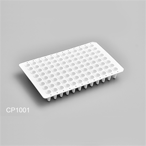 0.1ml白色PCR无裙边96孔板CP1001