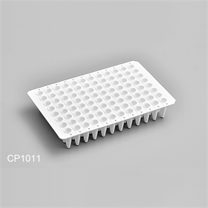 0.2ml白色PCR无裙边96孔板CP1011（超薄均匀型管壁与产品均一性依靠顶级的精密模具实现）