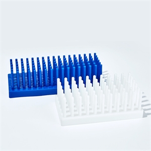 比克曼生物塑料试管架102柱立柱沥式（蓝色）