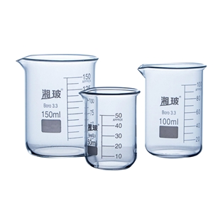 湘玻玻璃烧杯耐高温高硼硅玻璃低型烧杯250ml（高硼硅材质、低型、耐高温）