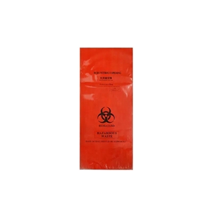 比克曼生物 耐高温医疗垃圾袋/生物安全袋红色61*81cm(PE复合膜材质）