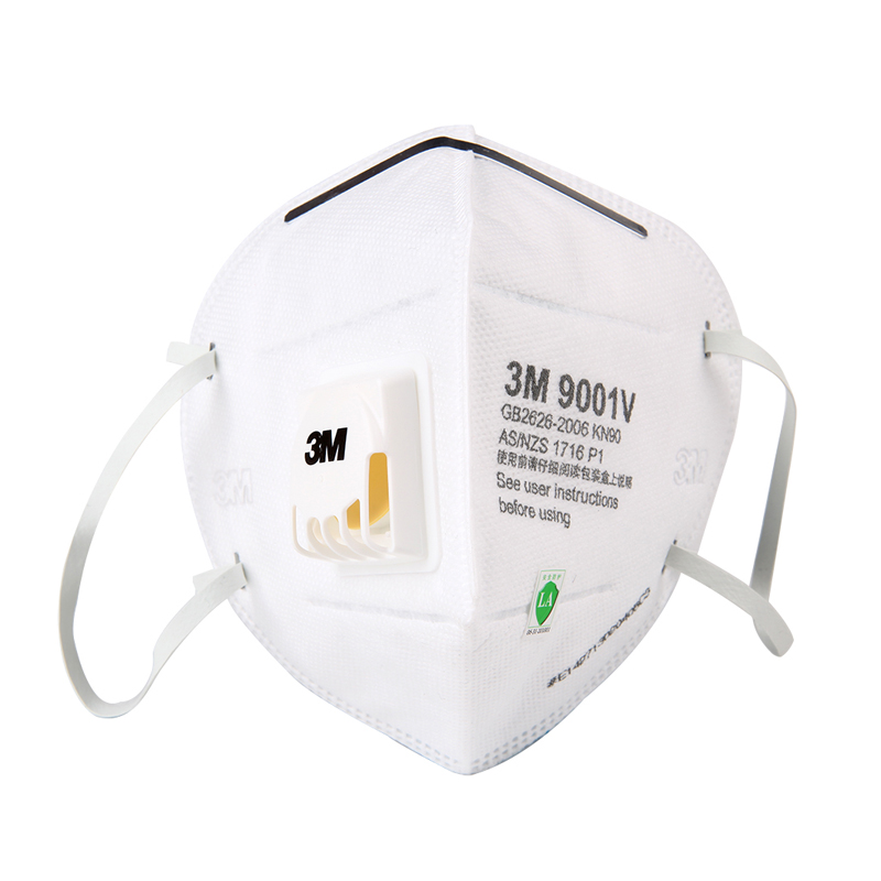 3M9001V自吸过滤式防颗粒物防尘透气防PM2.5雾霾粉尘口罩