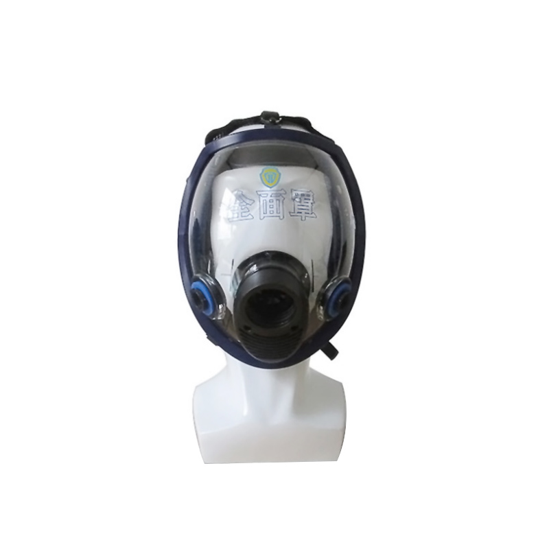 金盾JD-818L球形全面罩+3号滤毒盒（配滤棉+滤棉盖）全面型呼吸防护器防毒面罩