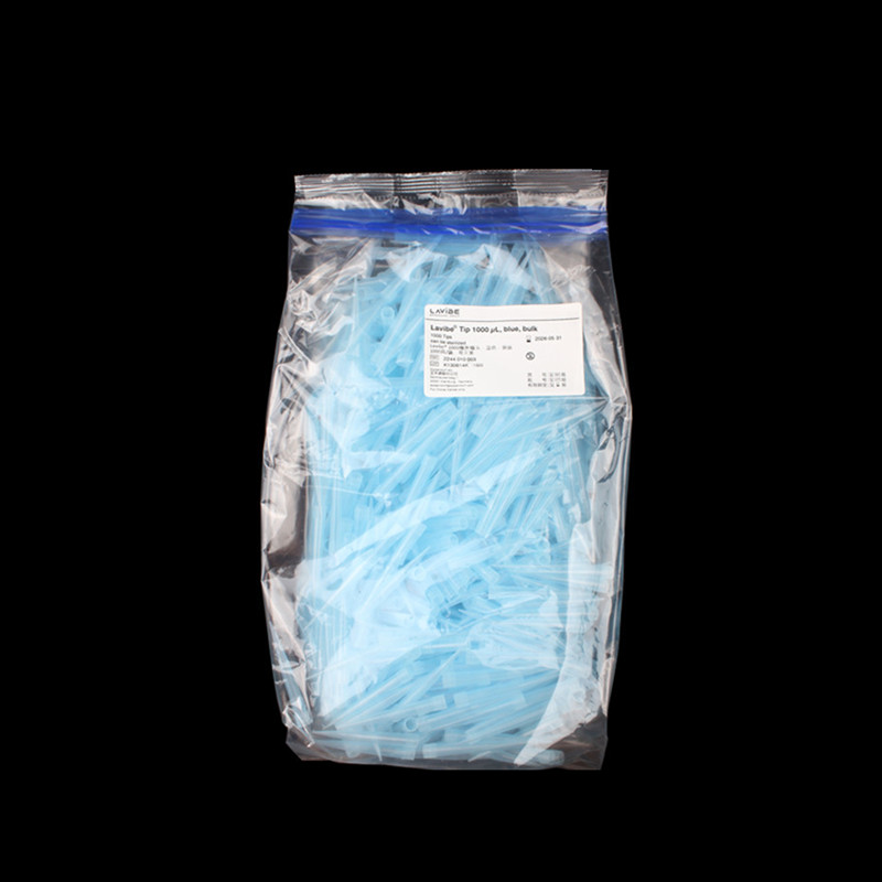 Lavibe®1000微升吸头，蓝色，袋装，可灭菌（1000只/袋，20袋/箱）