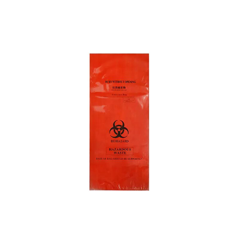 比克曼生物 耐高温医疗垃圾袋/生物安全袋红色61*81cm(PE复合膜材质）（PE材质，不惧拉扯，防止渗漏，耐穿刺）